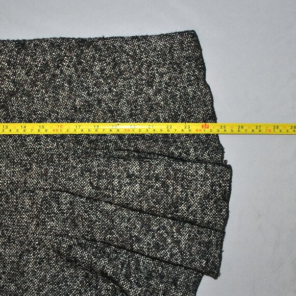 BCBGMaxAzria Midi Skirt Size 2 Wool Silk Blend Fishtail Pencil Skirt - Picture 11 of 11